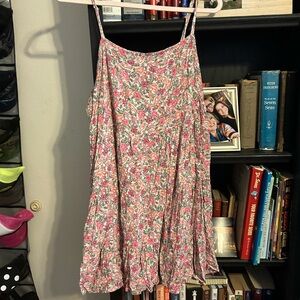 Old Navy Floral Mini Dress - Pink and Green